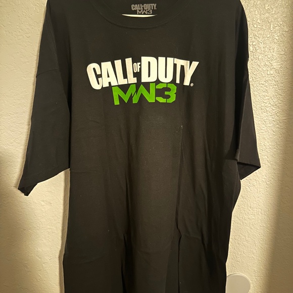 Modern Warfare 3 Shirt Mens  Black Call of Duty COD MW3 Gamer Xbox Size XXL - Picture 1 of 4